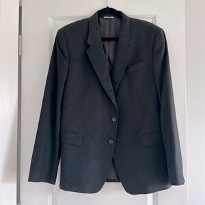 Billy Reid Charcoal Wool, Silk and Cashmere Jacket SZ: 44R